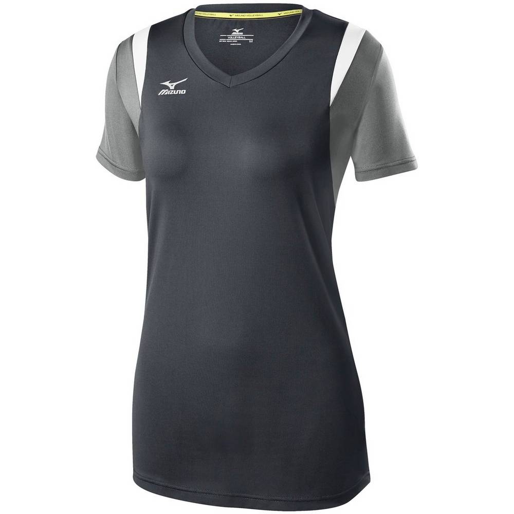 Jerseys Mizuno Balboa 5.0 Long Sleeve Mujer Gris/Plateadas Comprar IOBE-80576